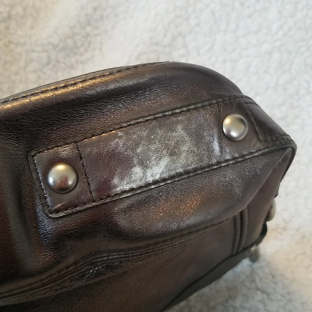 Coach Zoe Hobo Bag Genuine Leather Y2K Purse F14707